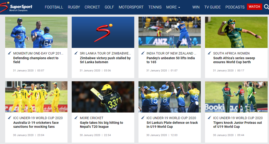 Super Sport Live 2020